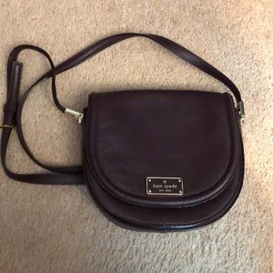 Dark purple Kate spade crossbody bag